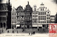 postkaart van Brussel La Maison des Tailleurs