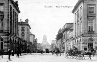 carte postale de Bruxelles Rue de la Régence