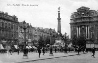 postkaart van Brussel Place de Brouckère