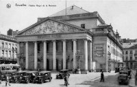 carte postale de Bruxelles Théatre Royal de la Monnaie