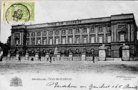 carte postale de Bruxelles Palais des Académies