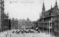 carte postale de Bruxelles La Maison du Roi et la Grand'Place