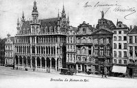 carte postale de Bruxelles La Maison du Roi