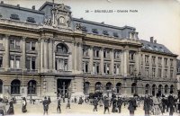 carte postale de Bruxelles Grande Poste