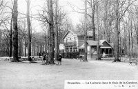 carte postale de Bruxelles La Laiterie dans le Bois de la Cambre