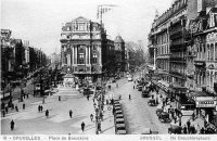 postkaart van Brussel Place de Brouckère