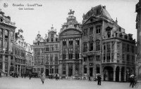 carte postale de Bruxelles Grand'Place - Côté Sud-Ouest
