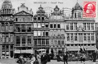carte postale de Bruxelles Grand' Place