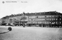 carte postale ancienne de Etterbeek Place Jourdan