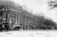 carte postale de Bruxelles Avenue du Midi