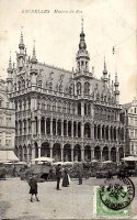 carte postale de Bruxelles Maison du Roi