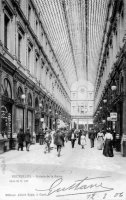 carte postale de Bruxelles Galerie de la Reine