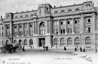 postkaart van Brussel De Grote Post