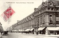 carte postale de Bruxelles Boulevard du Hainaut - Palais du Midi