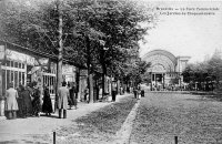 carte postale ancienne de Etterbeek La Foire Commerciale - Les Jardins du Cinquantenaire