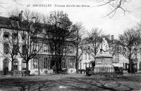 carte postale de Bruxelles Nouveau Marché aux grains
