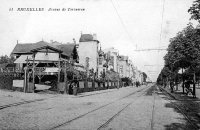 carte postale ancienne de Etterbeek Avenue de Tervueren