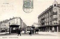 postkaart van Schaarbeek La place du Pavillon