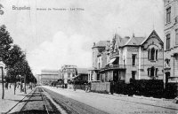 carte postale ancienne de Etterbeek Avenue de Tervueren - Les Villas