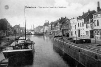 postkaart van Molenbeek Vue sur le canal de Charleroi