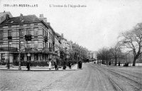 carte postale ancienne de Ixelles L'Avenue de l'Hippodrome