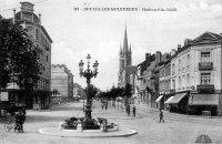 carte postale ancienne de Molenbeek Boulevard du Jubilé