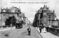 carte postale ancienne de Ixelles L'avenue de la Couronne