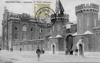carte postale de Bruxelles Caserne du Petit Château