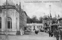 carte postale de Bruxelles Exposition 1910 - Palais des travaux Féminins