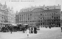 carte postale de Bruxelles Maison des Corporations