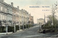 carte postale ancienne de Ixelles Rue Vautier
