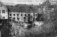 carte postale ancienne de Ixelles Abbaye de la Cambre - L'Etang