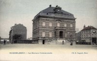 carte postale ancienne de Koekelberg La Maison Communale