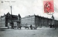 carte postale de Bruxelles L'Entrepôt