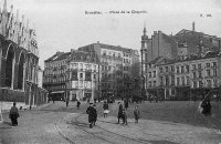 carte postale de Bruxelles Place de la Chapelle