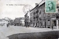 carte postale ancienne de Ixelles Place du Châtelain