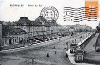 carte postale de Bruxelles Palais du Roi
