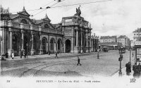 carte postale de Bruxelles La Gare du Midi
