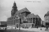 carte postale de Bruxelles Eglise de la Chapelle