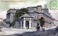 carte postale de Bruxelles Hôtel des Monnaies
