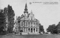 carte postale ancienne de Woluwe-St-Lambert Le Château Firmin Lambeau au blvd Brand Whitlock