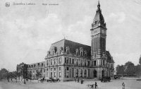 carte postale ancienne de Laeken Hôtel Communal