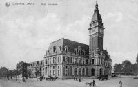 carte postale ancienne de Laeken Hôtel Communal