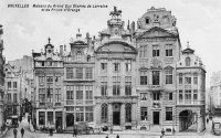 carte postale de Bruxelles Maisons du Grand Duc Charles de Lorraine et du Prince d'Orange