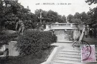 carte postale de Bruxelles Le Mont des Arts