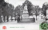 carte postale de Bruxelles Monument Van Helmont