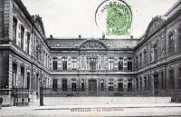 carte postale de Bruxelles Le Conservatoire