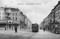 carte postale de Bruxelles Boulevard Maurice Lemonnier