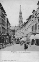 carte postale de Bruxelles Marché aux Fromages