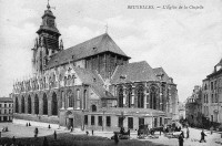 postkaart van Brussel L'Eglise de la Chapelle